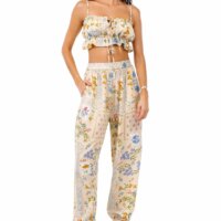VICHY BLEU 81863 CROP TOP